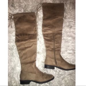 Light brown Over the knee boots
